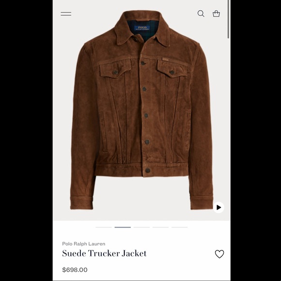 LIKE NEW RALPH LAUREN BROWN CROPPED JACKET - Picture 2 of 13